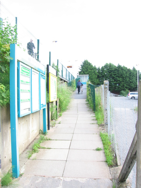 Heswall platform 1 ramp