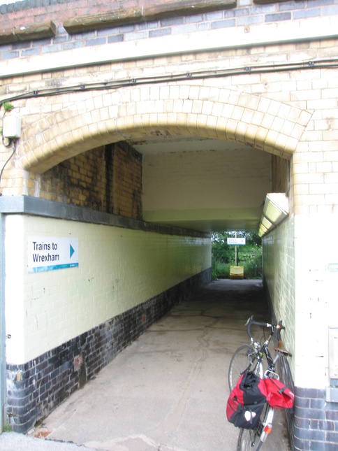 Heswall station underpass