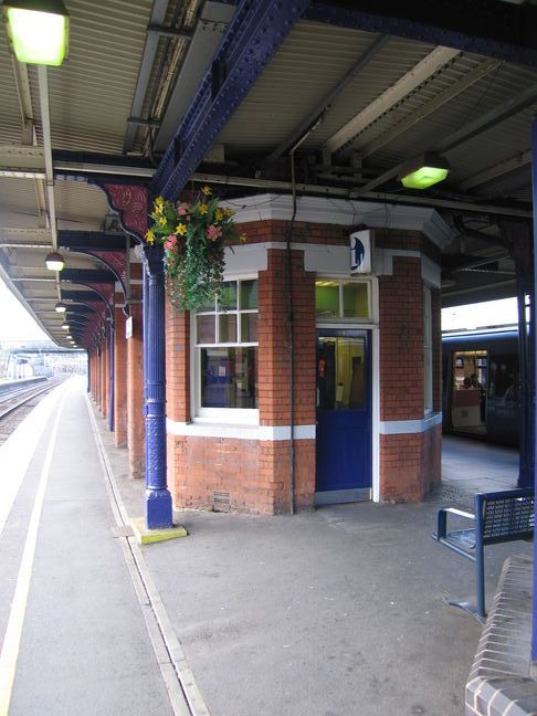 Ilford platform 2 under
canopy