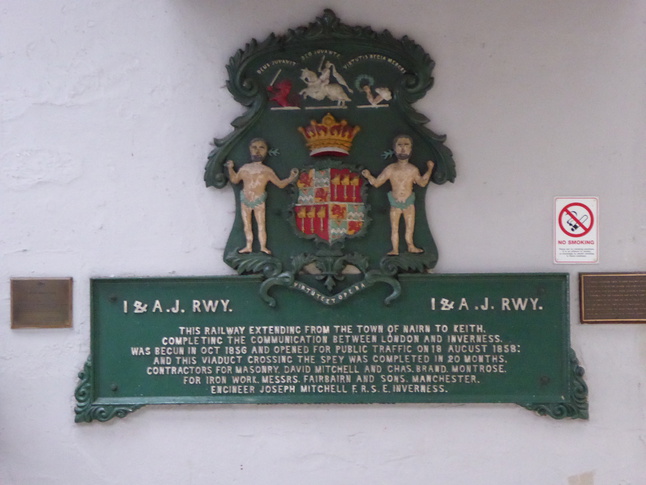 Inverness I &
A. J. RWY. plaque