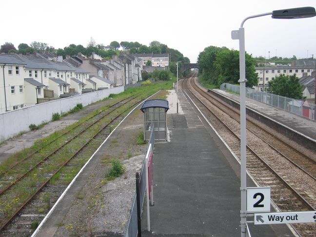 Keyham, platform 2, looking north
