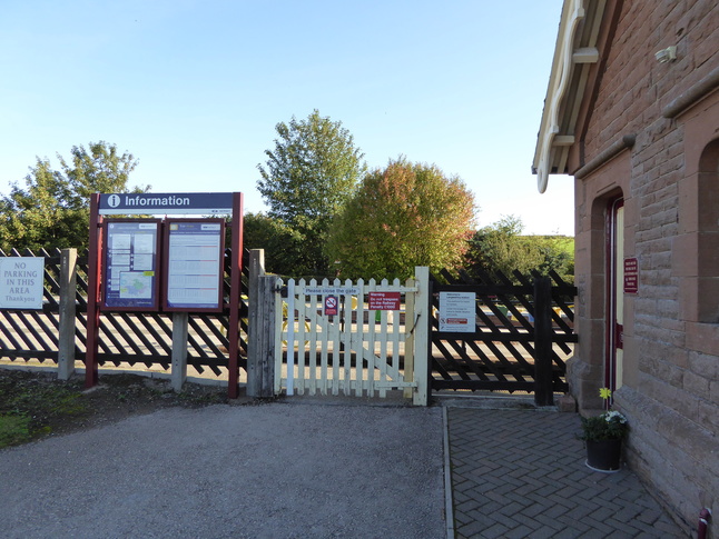 Langwathby platform 1 entrance
