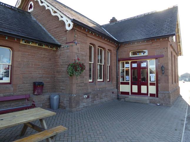 Langwathby cafe entrance