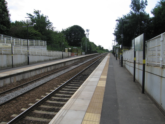 Lea Green platform 1 looking west