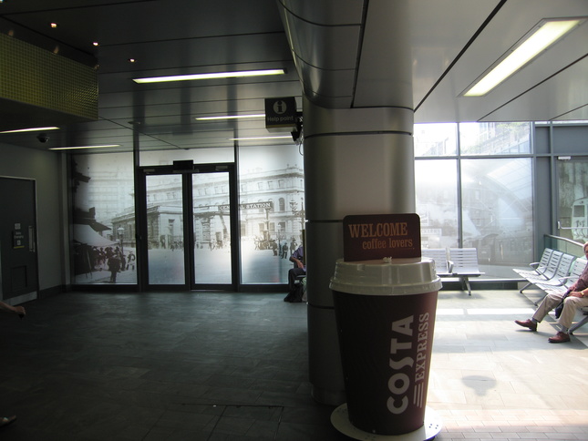 Liverpool Central waiting
area