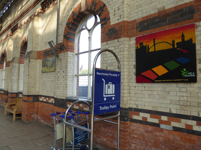 Manchester Piccadilly
platform 1 art