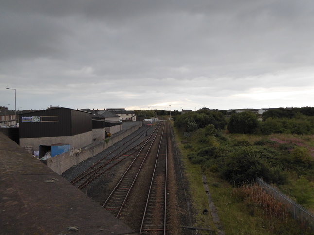 Maryport looking west from
bridge