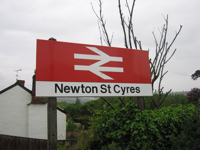 Newton St Cyres sign