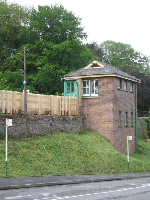 Okehampton signalbox rear