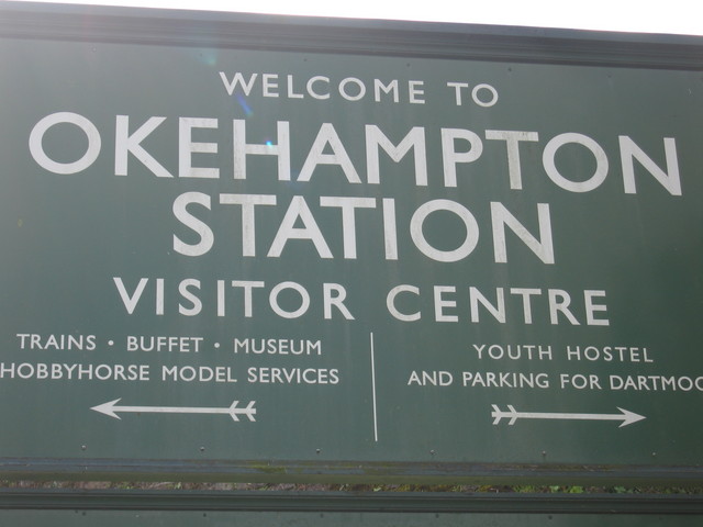 Okehampton sign