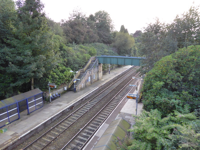 Orrell looking west from road bridge