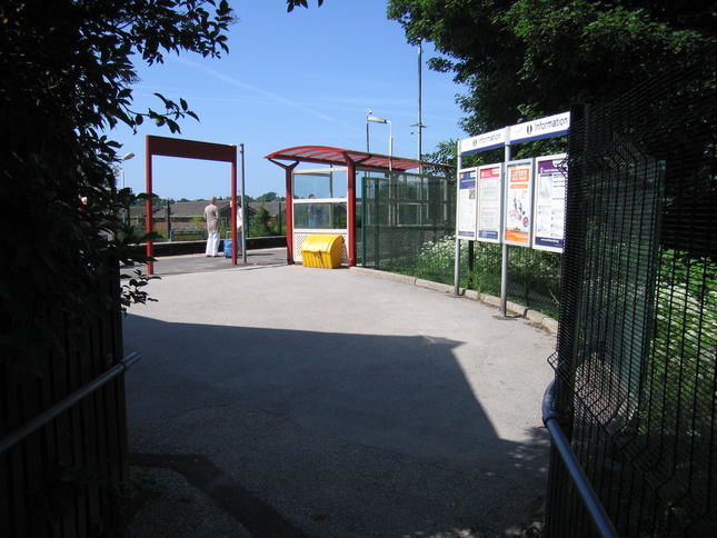 Parbold platform 1 entrance