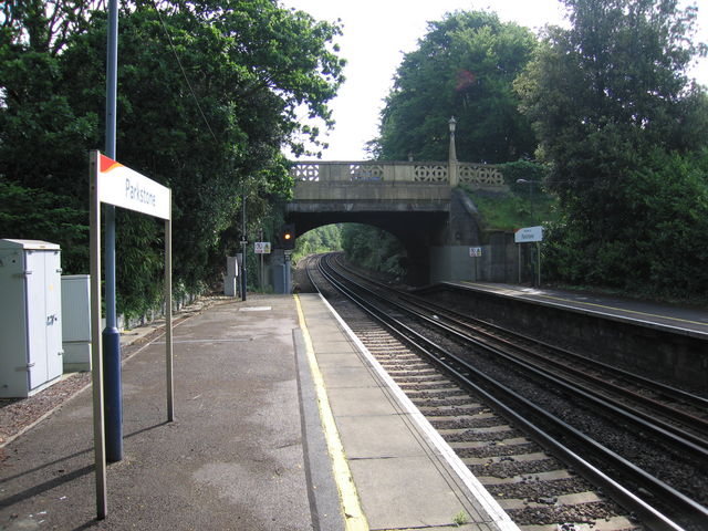 Parkstone platform 1 looking east