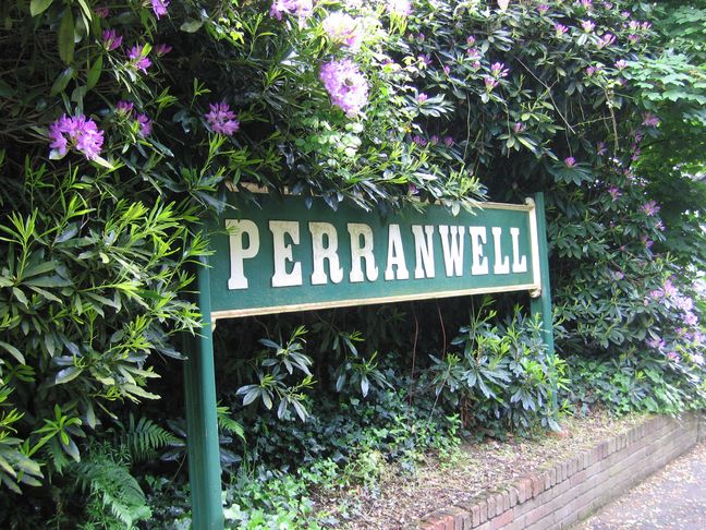 Perranwell station sign