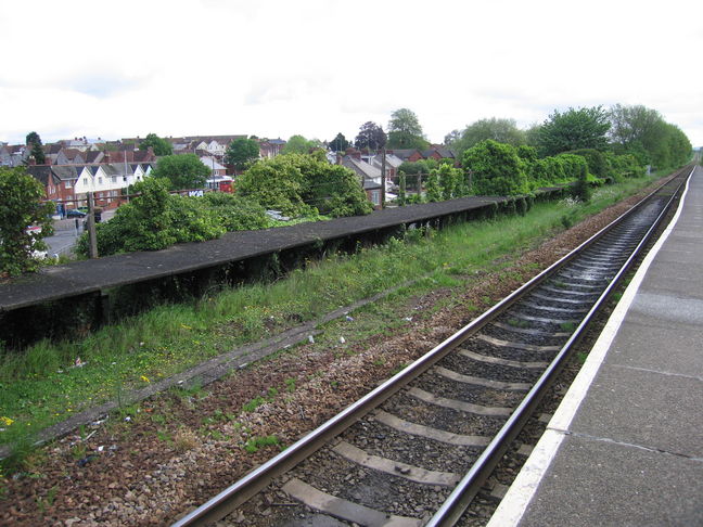 Polsloe Bridge disused
platform