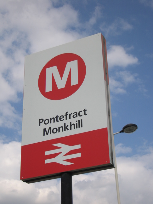 Pontefract Monkhill sign