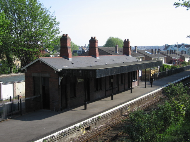 Redland building from the
footbridge