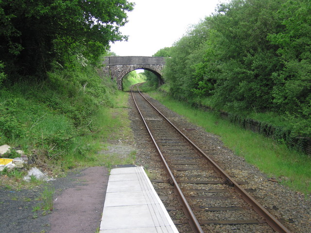 Sampford Courtenay looking
east