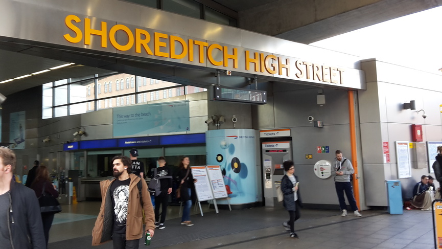 Shoreditch High Street
front entrance