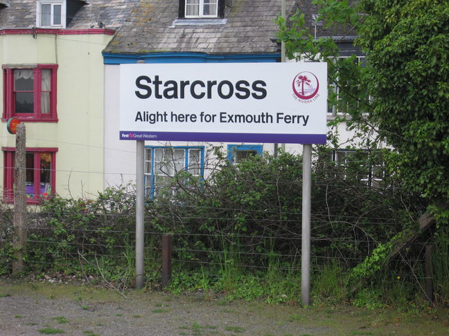 Starcross sign