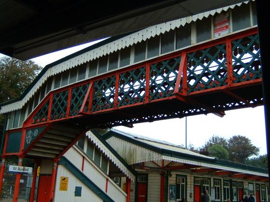 St Austell footbridge