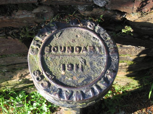 St Austell GWR boundary marker