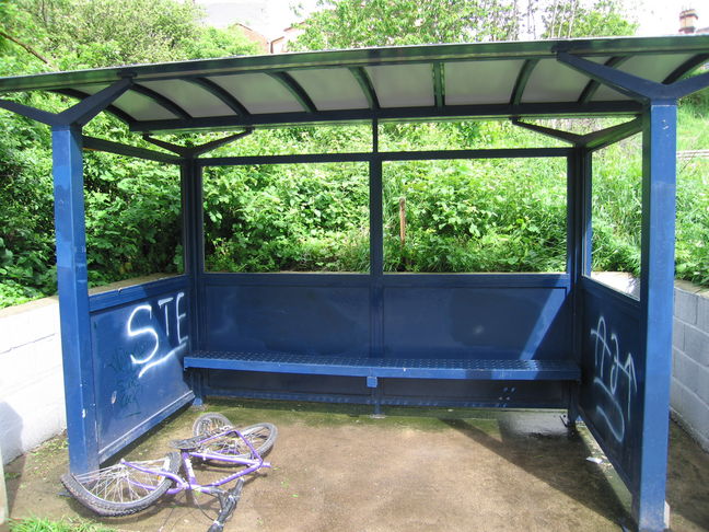 St James Park platform 2
shelter
