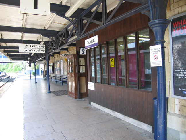 Stroud platform 1 booking hall