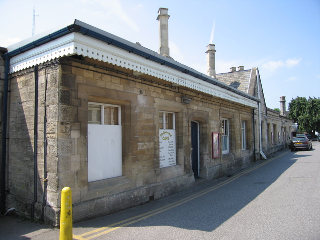 Stroud station front, close view