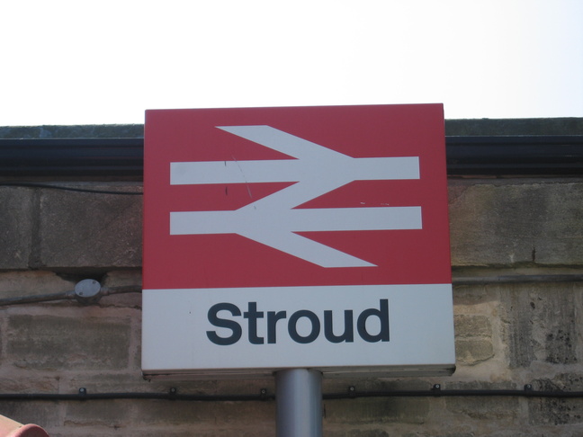 Stroud station sign