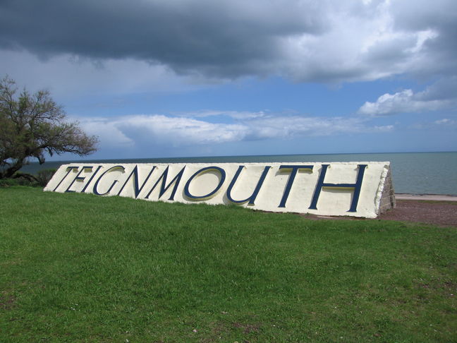 Teignmouth lineside sign