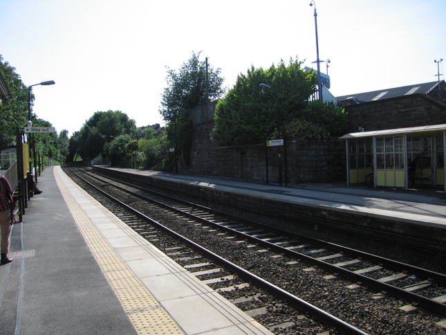 Thatto Heath platforms looking
west