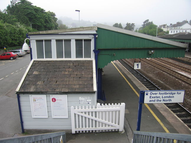 Totnes platform 1 building side