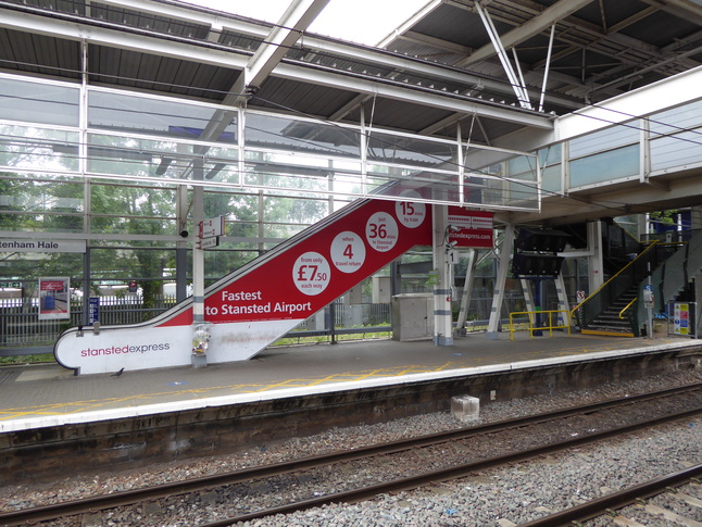 Tottenham Hale platform 1
footbridge exit