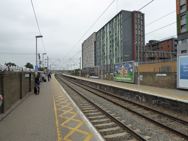 Tottenham Hale platform 2 looking
north