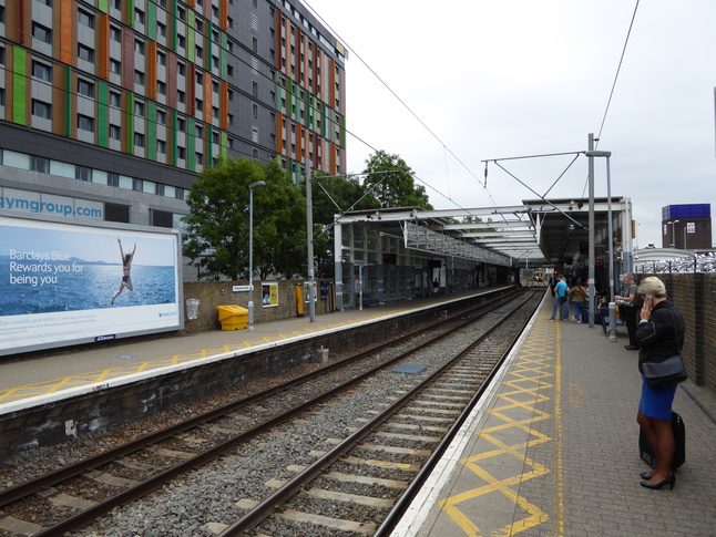 Tottenham Hale platform 2 looking
south