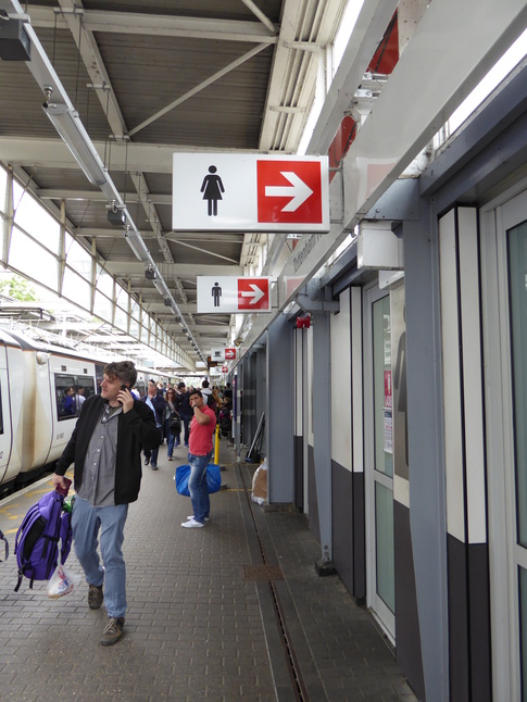 Tottenham Hale platform
2 under canopy