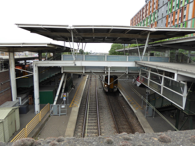 Tottenham Hale looking
north from bridge