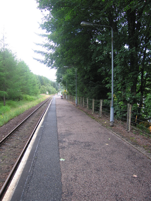 Tyndrum Lower platform from
east