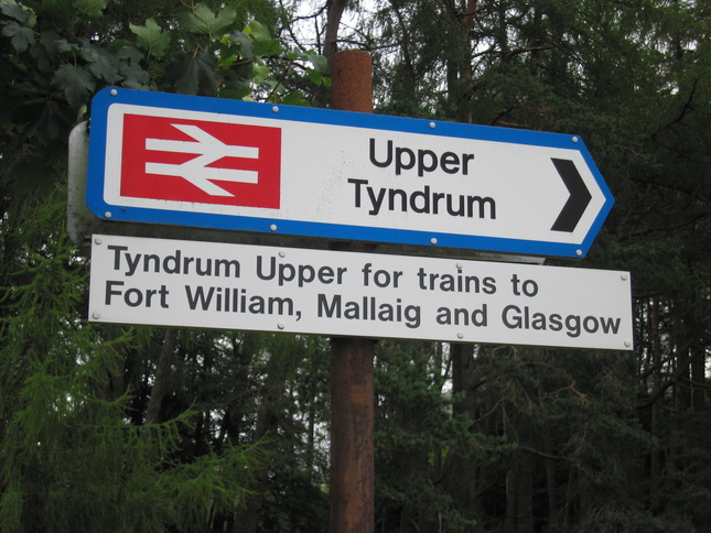 Upper Tyndrum sign