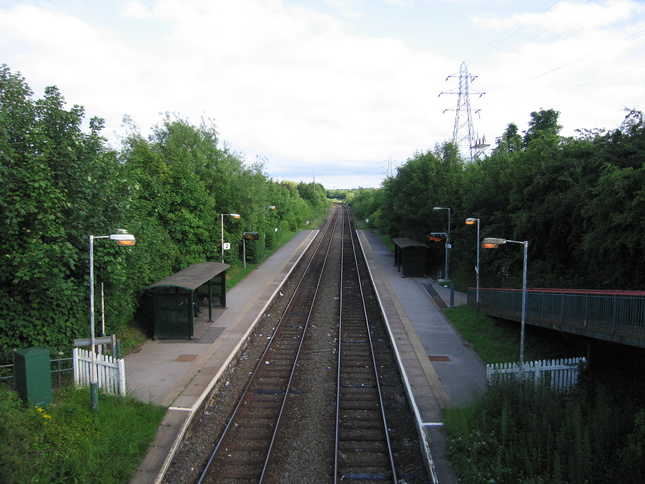 Upton looking south from the
bridge