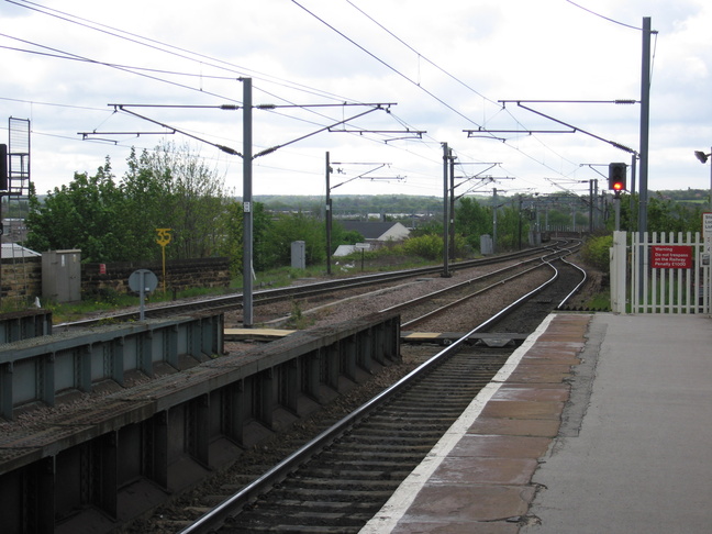 Wakefield Westgate looking
south