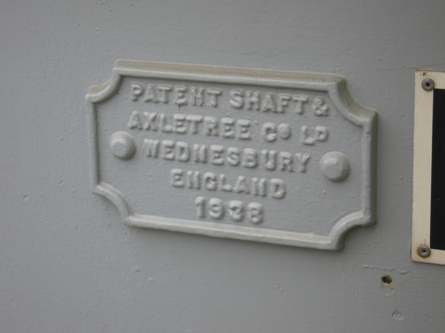 Patent Shaft &
Axletree Co Ld Wednesbury England 1938
