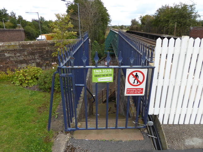 Wigton platform 2 disused exit