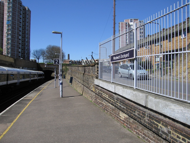 Woolwich Dockyard looking west