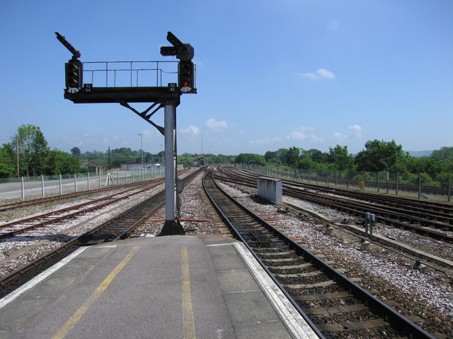 Yeovil Junction looking east