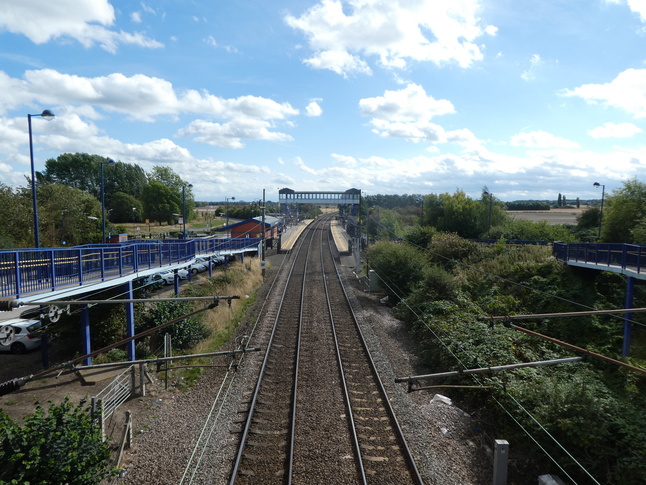 Adwick looking south from the footbridge