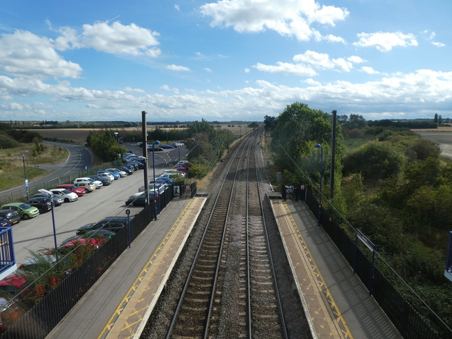 Adwick looking south from southern footbridge