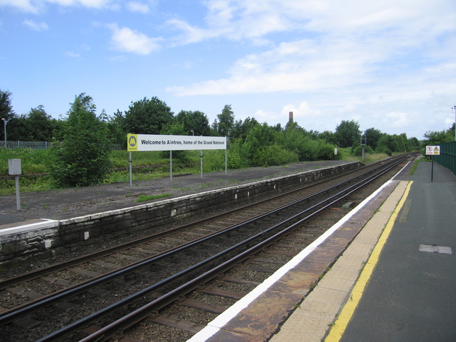 Aintree platform 1 looking north