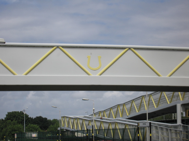 Aintree footbridge horseshoe